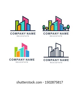 Modern Real Estate Logo, Vector Logo