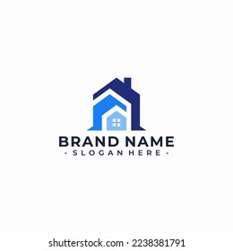 modern real estate logo vector