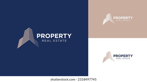 Modernes Design für Real Estate-Logo, Vektordesign
