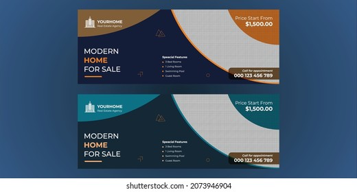 Modern Real Estate Social Media Post Design Template