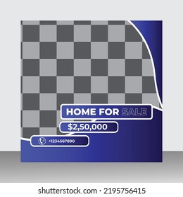 Modern Real Estate Social Media Post Template