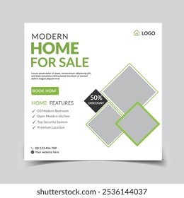 Modern Real estate social media posts design for sale, luxury real estate post template design, real state home social media post,


