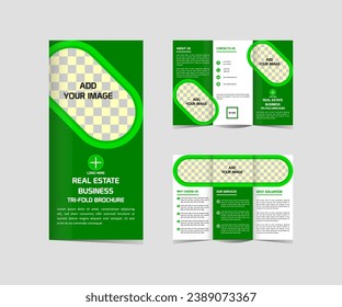 Modern real estate Tri fold brochure design