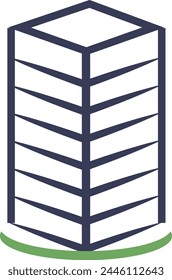 Vector inmobiliario moderno, con diseños elegantes, colores vibrantes y diseños amplios, adaptados a los estilos de vida urbanos para una mezcla perfecta de lujo y funcionalidad.
