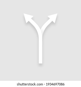 Modern realistic arrow template Vector