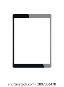 Modern Realistic Design Digital Tablet with Blank Screen 