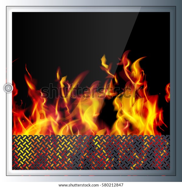Modern Realistic Hightech Fireplace Modern Technologies Stock