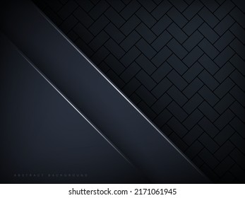 Modern realistic paper cut abstract background with rectangular pattern