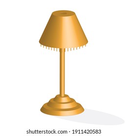 Modern realistic table lamp design