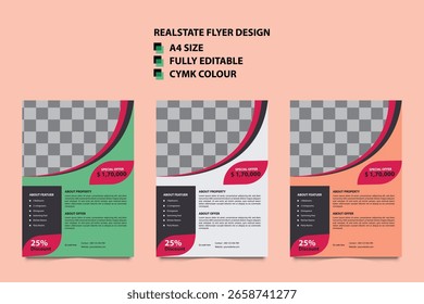 Modelo de design de panfleto moderno Realstate