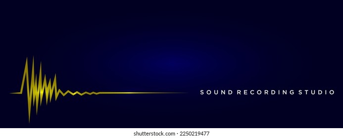 Modern recording studio background. Digital diagram concept,design for music studio. Vector illustration