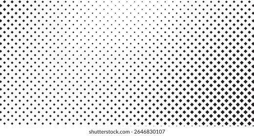 Modern rectangle gradient texture. Vanishing polka dot background. Repeating dots abstract simple art modern