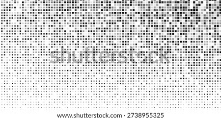 Modern rectangle gradient texture. Vanishing polka dot background abstract modern