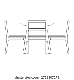 Modernes rechteckiges Esszimmer mit sechs Stühlen, klaren Linien, ausgewogenen Proportionen und minimalistischem Design für geräumige, moderne Innenräume.