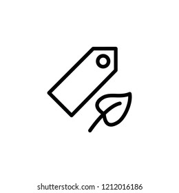 Modern recyclable label icon