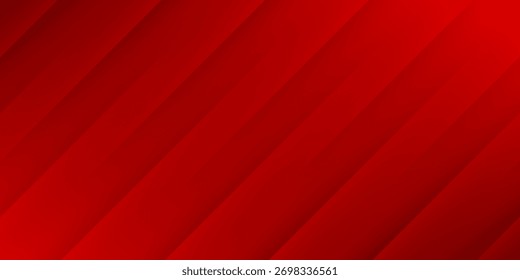 Modern red abstract background with diagonal gradient stripes. Stylish vector design ideal for posters, banners, presentations, and digital marketing projects.