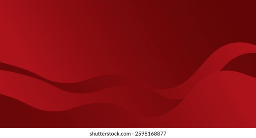 Modern red abstract background with dynamic shapes composition design simple
