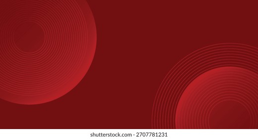 Fondo abstracto rojo moderno del círculo con la composición dinámica de las Formas Diseño moderno abstracto