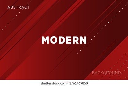modern red abstract geometry shape background with line. Technology Concept,Digital Template,can be used in cover design, poster, flyer, book design, social media template,vector illustration.