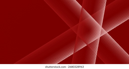 Moderno vermelho abstrato linhas de luz vetor projeto de fundo. Modelo para cartão de visita ou banner