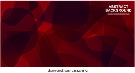 Modern Red Abstract Technology Background