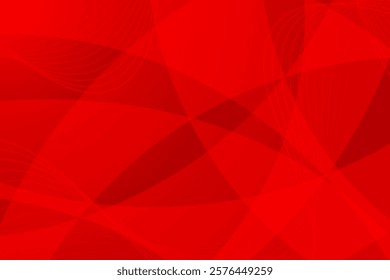 Modern Red Background With Wave Line. Technology Banner. Vector Illustration. Abstract Business Wallpaper