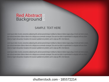 Modern Red background,copy space for text and message with line shadow used for web design ,EPS10