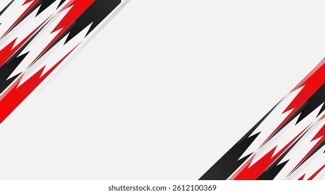 Modern red and black colors gradient abstract business background vector design, on white for presentation, banners, and branding.