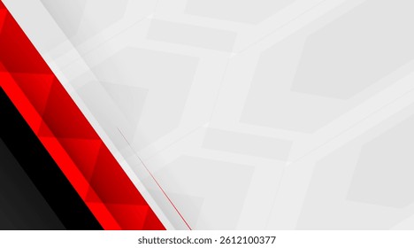 Modern red and black colors gradient abstract business background vector design, on white for presentation, banners, and branding.