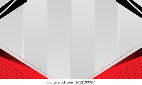 Modern red and black colors gradient abstract business background vector design, on white for presentation, banners, and branding.