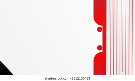 Modern red and black colors gradient abstract business background vector design, on white for presentation, banners, and branding.