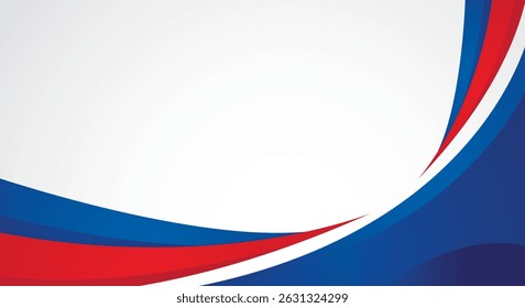 Modern red and blue abstract white background