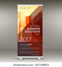 Modern Red Business Rollup Banner Design