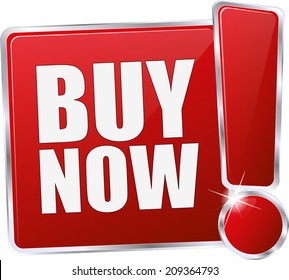 modern red buy now button