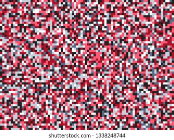 Modern red camouflage pattern in abstract style. Vector illustration bright design. Digital camouflages background.