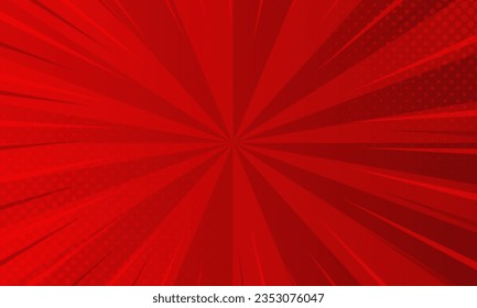 El fondo de arte pop de comic rojo moderno se puede usar para diseños de negocios, presentaciones o cualquier diseño adecuado.