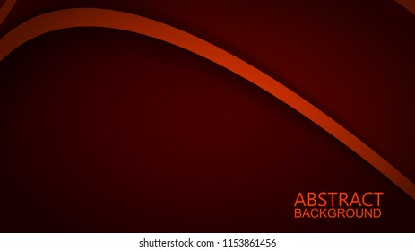 Modern Red Curve Vector Background 