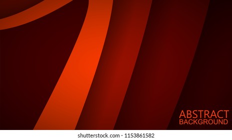 Modern Red Curve Vector Background 