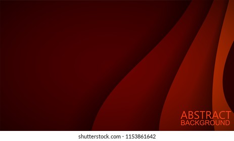 Modern Red Curve Vector Background 