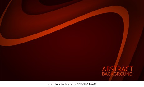 Modern Red Curve Vector Background 