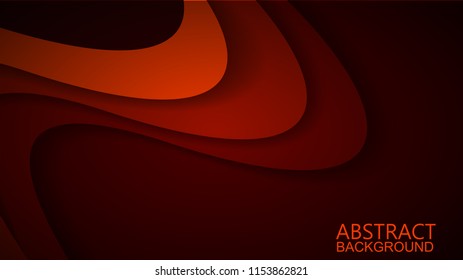  Modern Red Curve Vector Background 