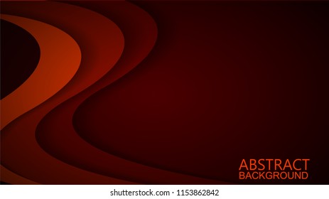  Modern Red Curve Vector Background 