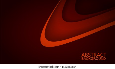  Modern Red Curve Vector Background 