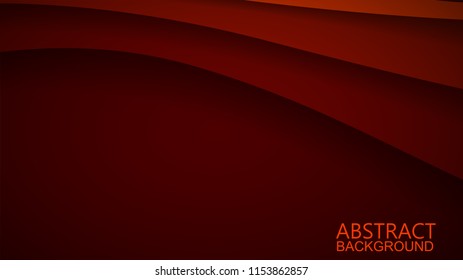  Modern Red Curve Vector Background 