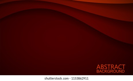  Modern Red Curve Vector Background 