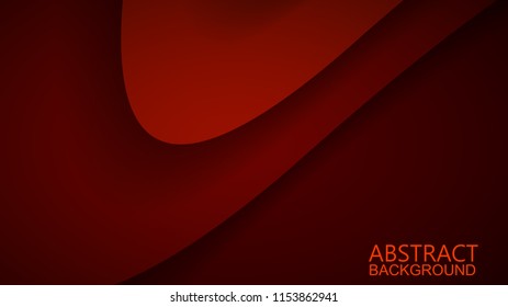  Modern Red Curve Vector Background 