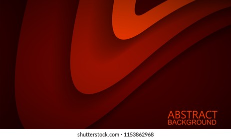  Modern Red Curve Vector Background 