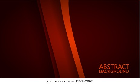  Modern Red Curve Vector Background 