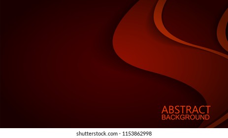  Modern Red Curve Vector Background 