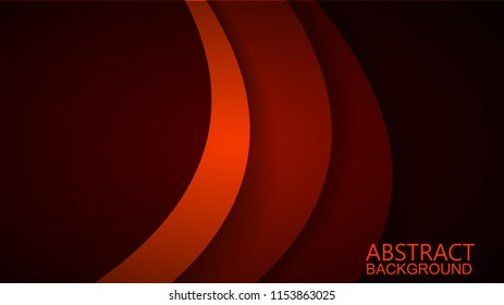  Modern Red Curve Vector Background 